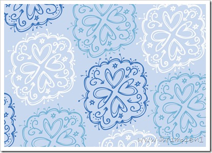 SPDoefenen zwwbloempatroon blauwen